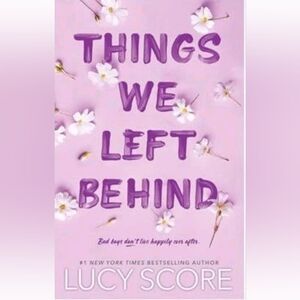 Purple and White Floral Book Cover